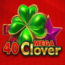 40 Mega Clover logo by Amusnet Interactive at Klikki Casino