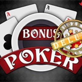 Bonus Poker Deluxe - 3 Hands slot visual from RTG (Reel Time Gaming) available on klikki-casino.eu