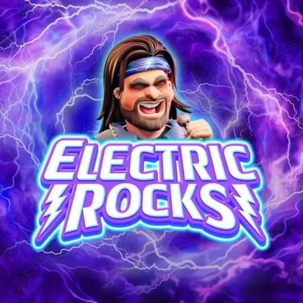 Electric Rocks online game logo by Inspired Gaming on klikki-casino.eu