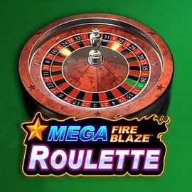 Mega Fire Blaze Roulette online game logo by Playtech on klikki-casino.eu